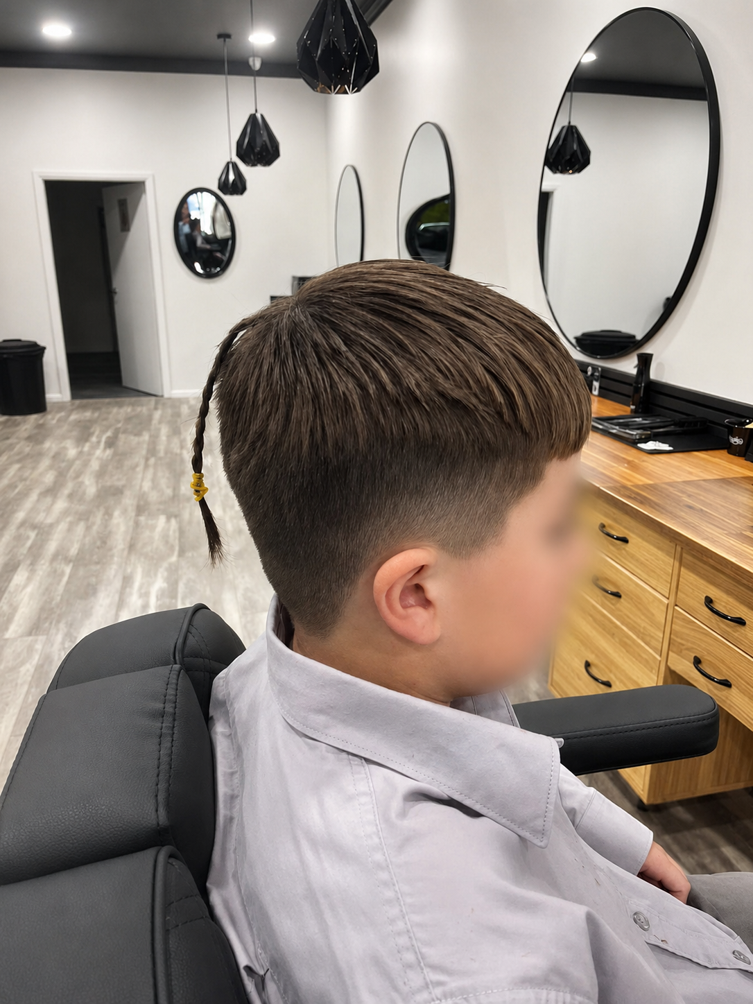 Kids haircut with fade at Barber Jacks, Gunnedah